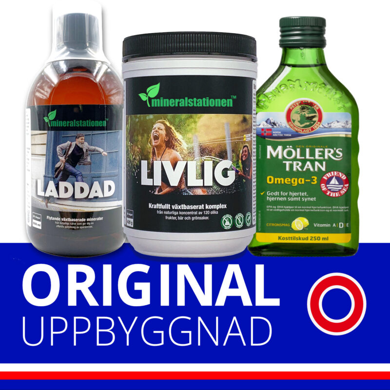 Original Uppbyggnad, 60 portioner